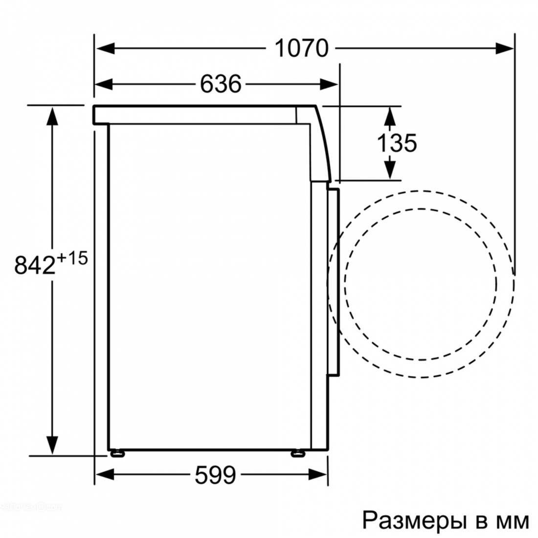 Сушильная машина BOSCH WTH83001OE